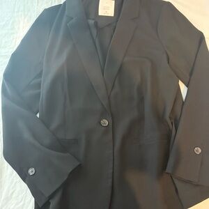 LC Lauren Conrad Classic Black Blazer